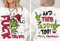 Funny Grinch Merry Greenmas PNG, Christmas Design (Digital File)