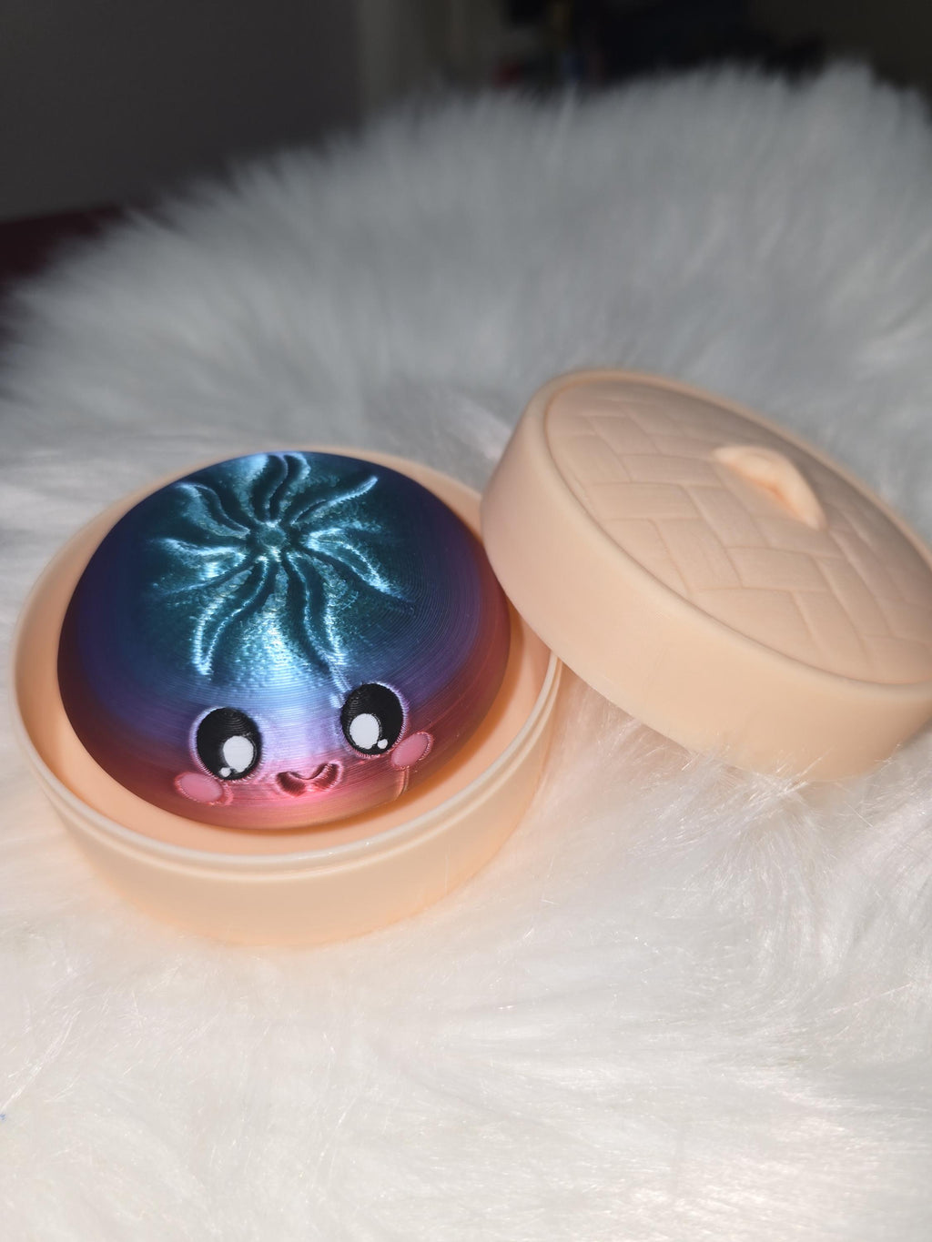Dumpling Fidget Clicker - 3D Printed - Viral Squishy Inspired - Multiple Colors