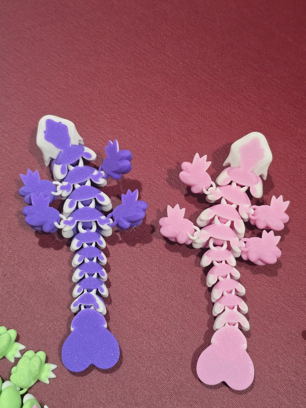Heart Dragon: 3D Printed Articulated Fidget Toy