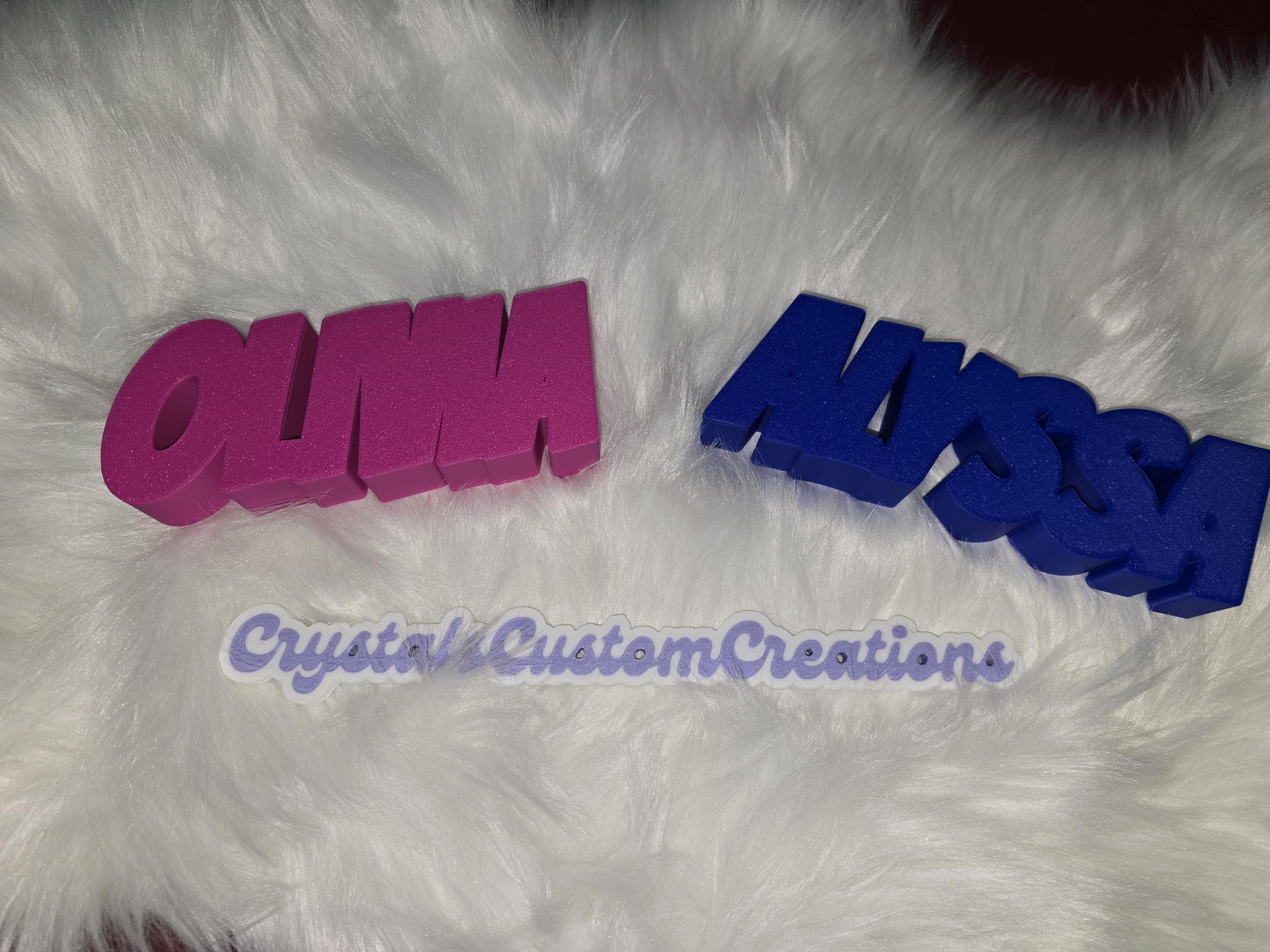 Personalized 3D Printed Sand Molds with Custom Names or Text