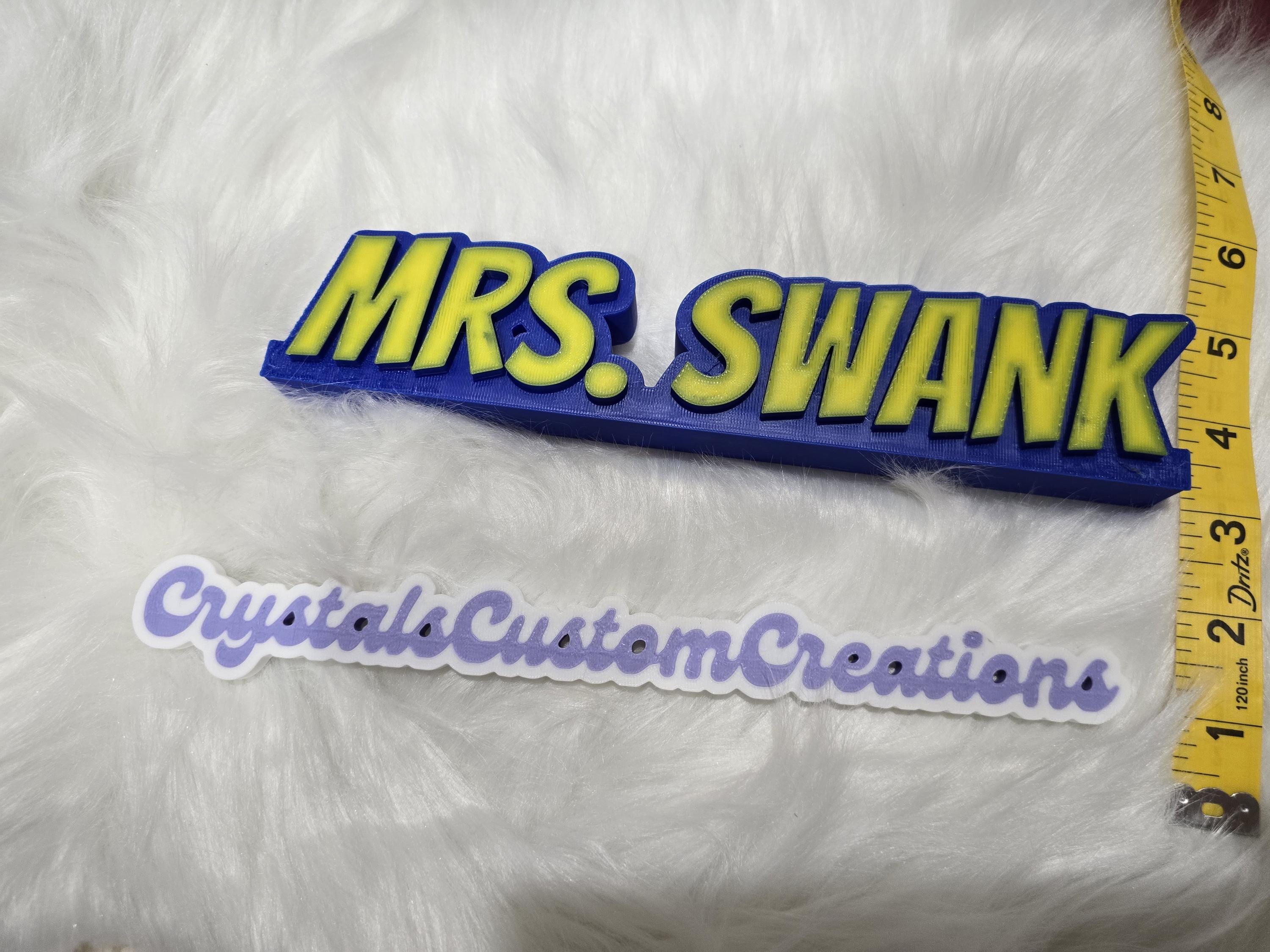Custom 3D Printed Name Sign | Personalized Desk Decor | Teacher, Work, Kids