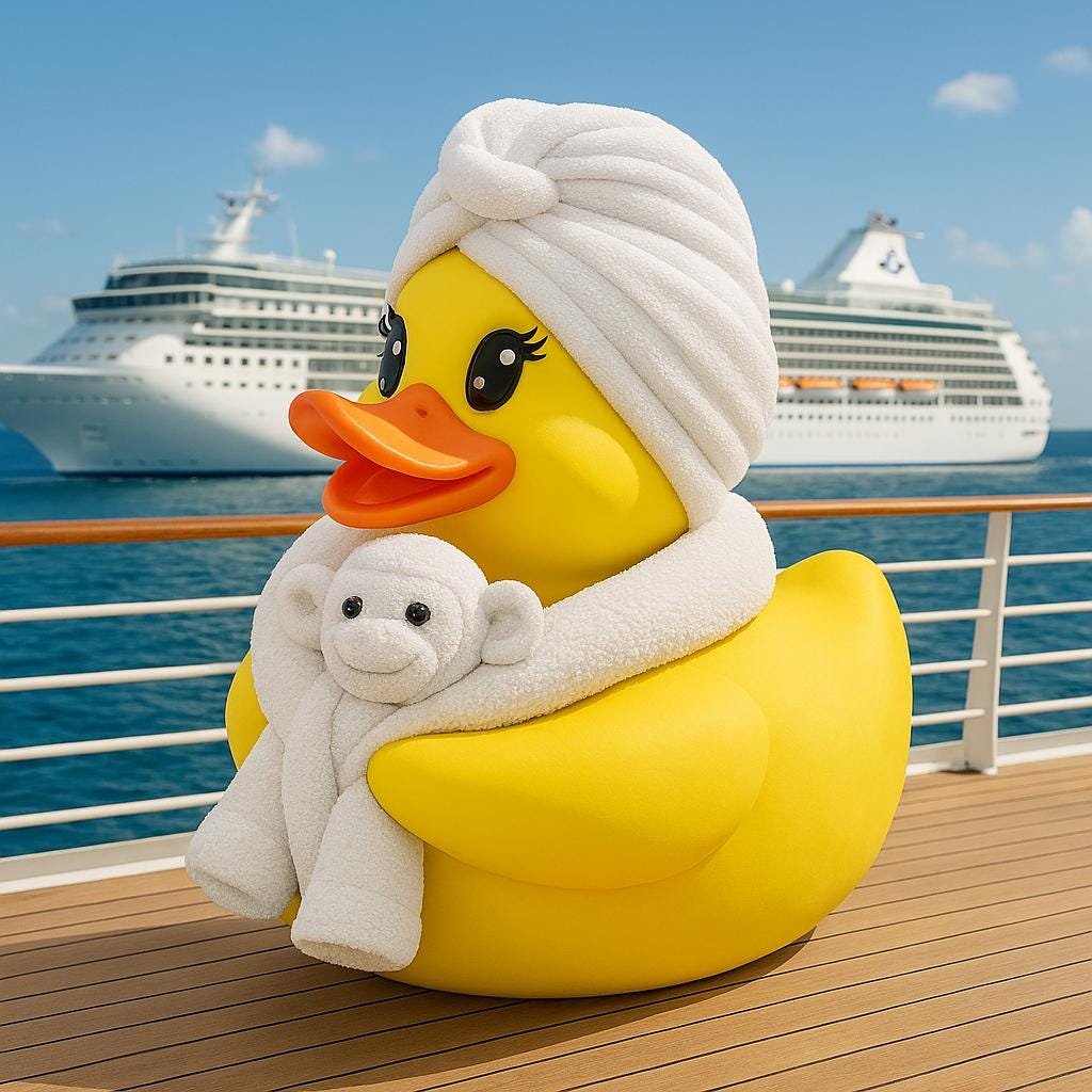 3D Printed - Spa Duck, Cruising Duck