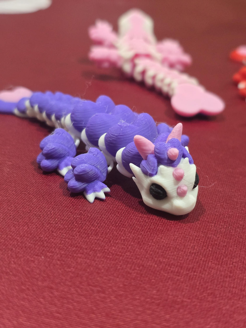 Heart Dragon: 3D Printed Articulated Fidget Toy