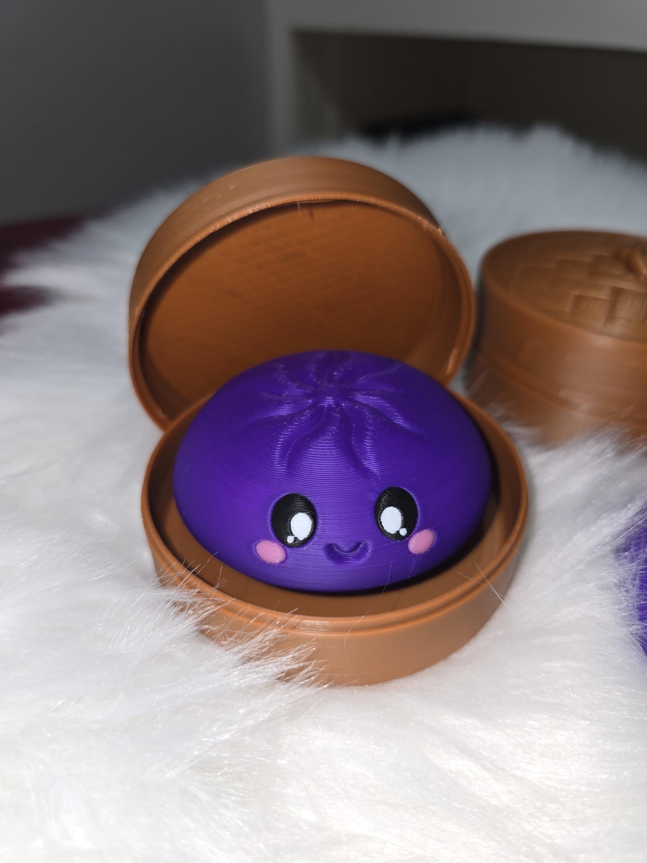 Dumpling Fidget Clicker - 3D Printed - Viral Squishy Inspired - Multiple Colors