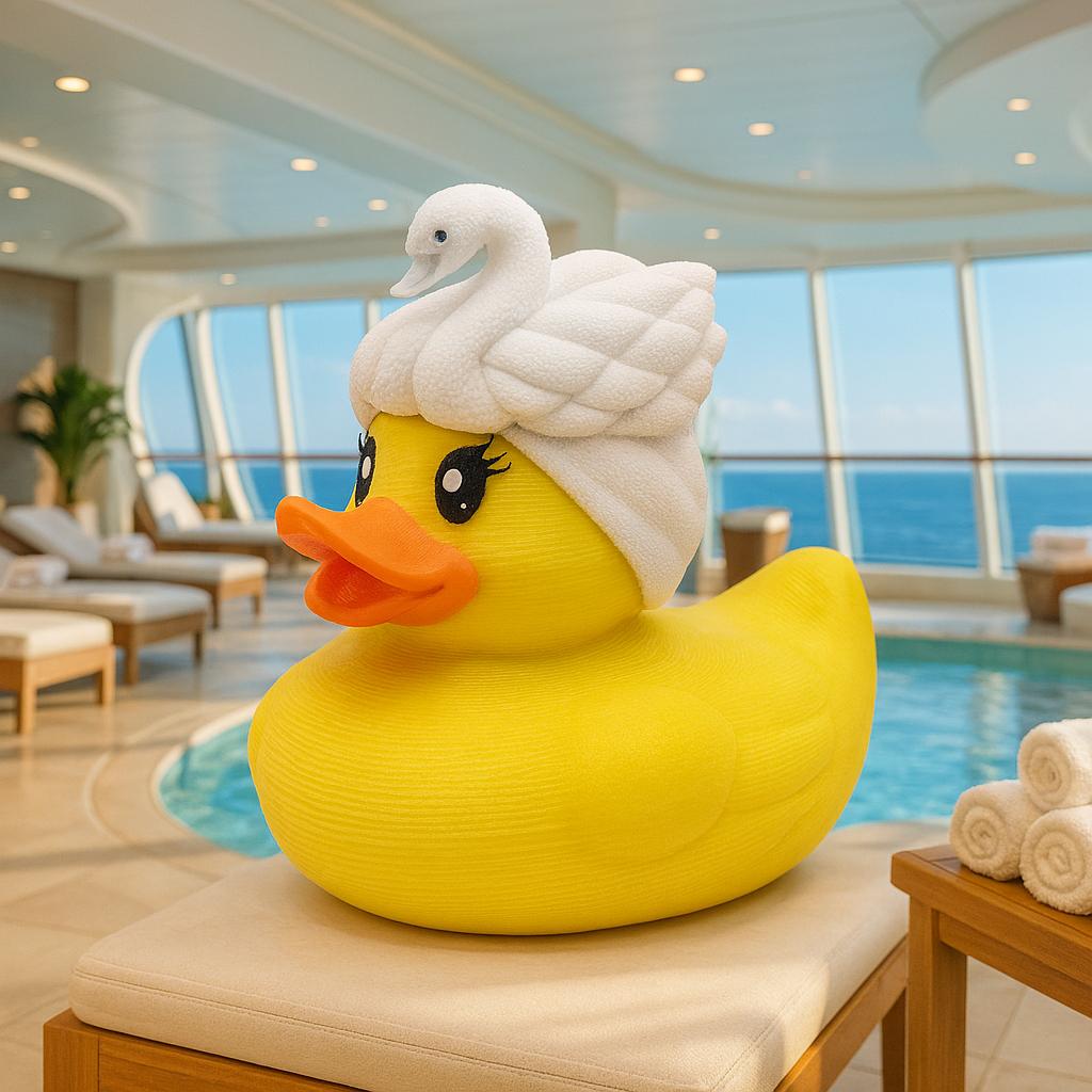 3D Printed - Spa Duck, Cruising Duck