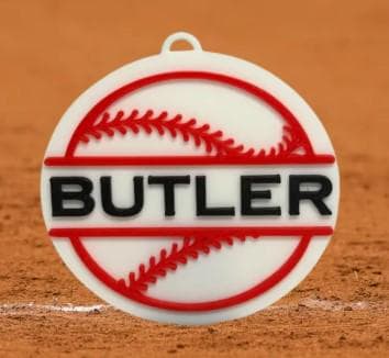 3D Printed Sport Bag Tags, Custom Name Keychain, Team Gift