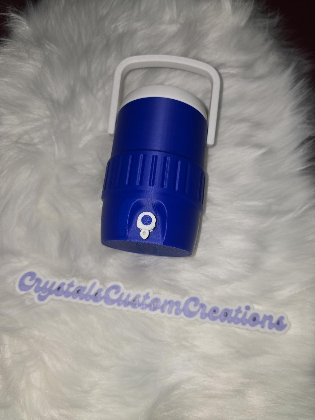 3D Printed Can Cooler Koozie with Handle, Sideline Drink Holder, PLA Material