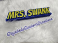 Custom 3D Printed Name Sign | Personalized Desk Decor | Teacher, Work, Kids