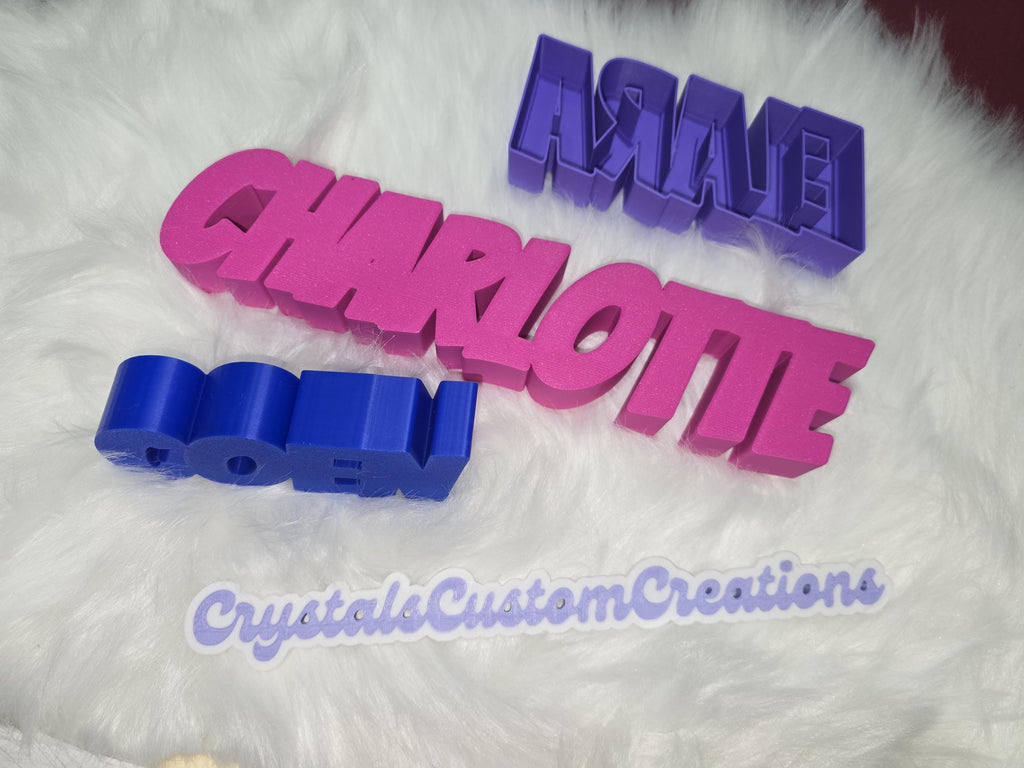 Personalized 3D Printed Sand Molds with Custom Names or Text