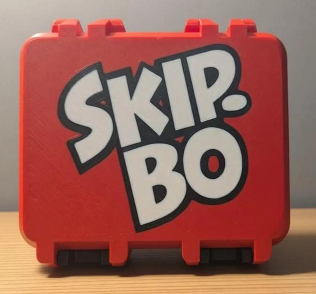 Skip-Bo Card Game Travel Case: Durable Storage Box & Card Holder - 3D Printed
