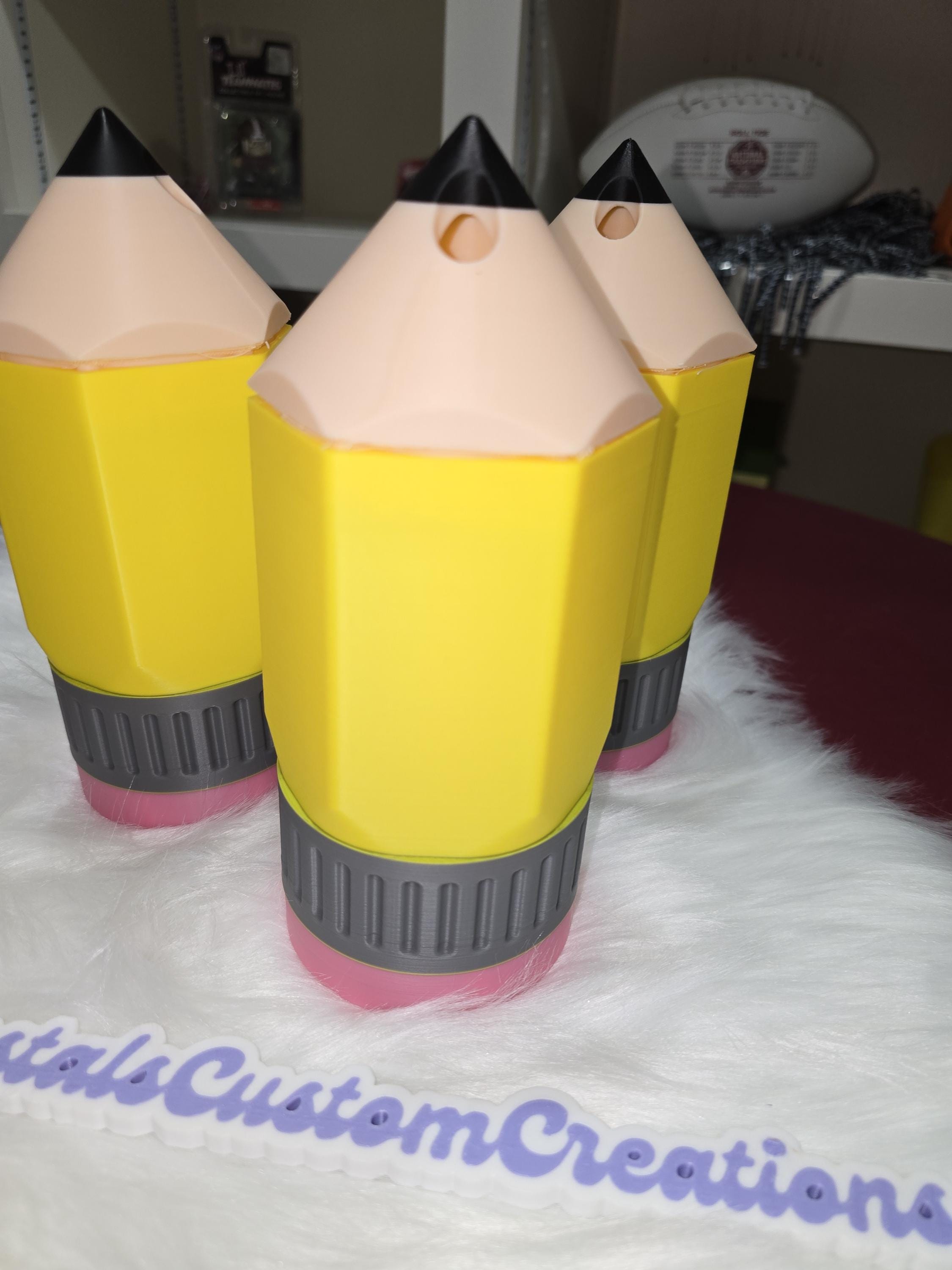 Pencil Can Holder. Teacher Appreciation - 3D Printed