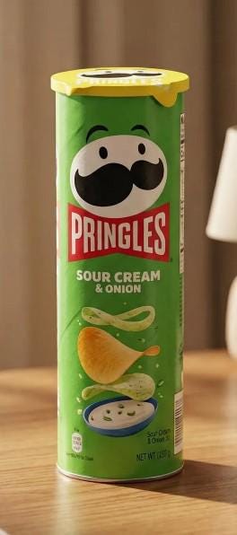 3D Printed Pringles Crisp Holder – Crisps Lid (Tray Only, Pringles Not Included)