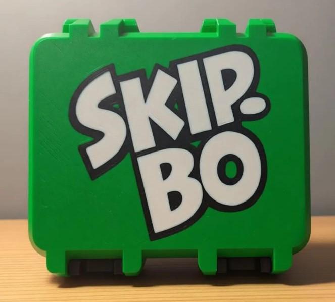 Skip-Bo Card Game Travel Case: Durable Storage Box & Card Holder - 3D Printed