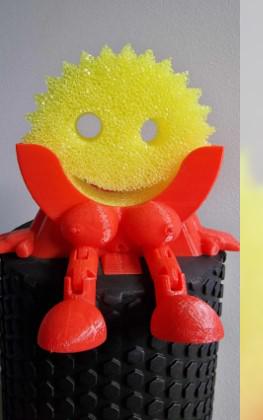 3D Printed Scrub Daddy Holder – Kitchen Sink Organizer Pad