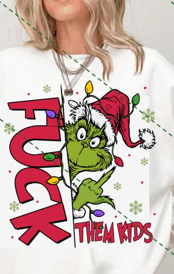 Funny Grinch Merry Greenmas PNG, Christmas Design (Digital File)