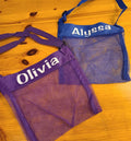 Personalized Seashell Bag | Kids Beach Collection (Cotton/Mesh)