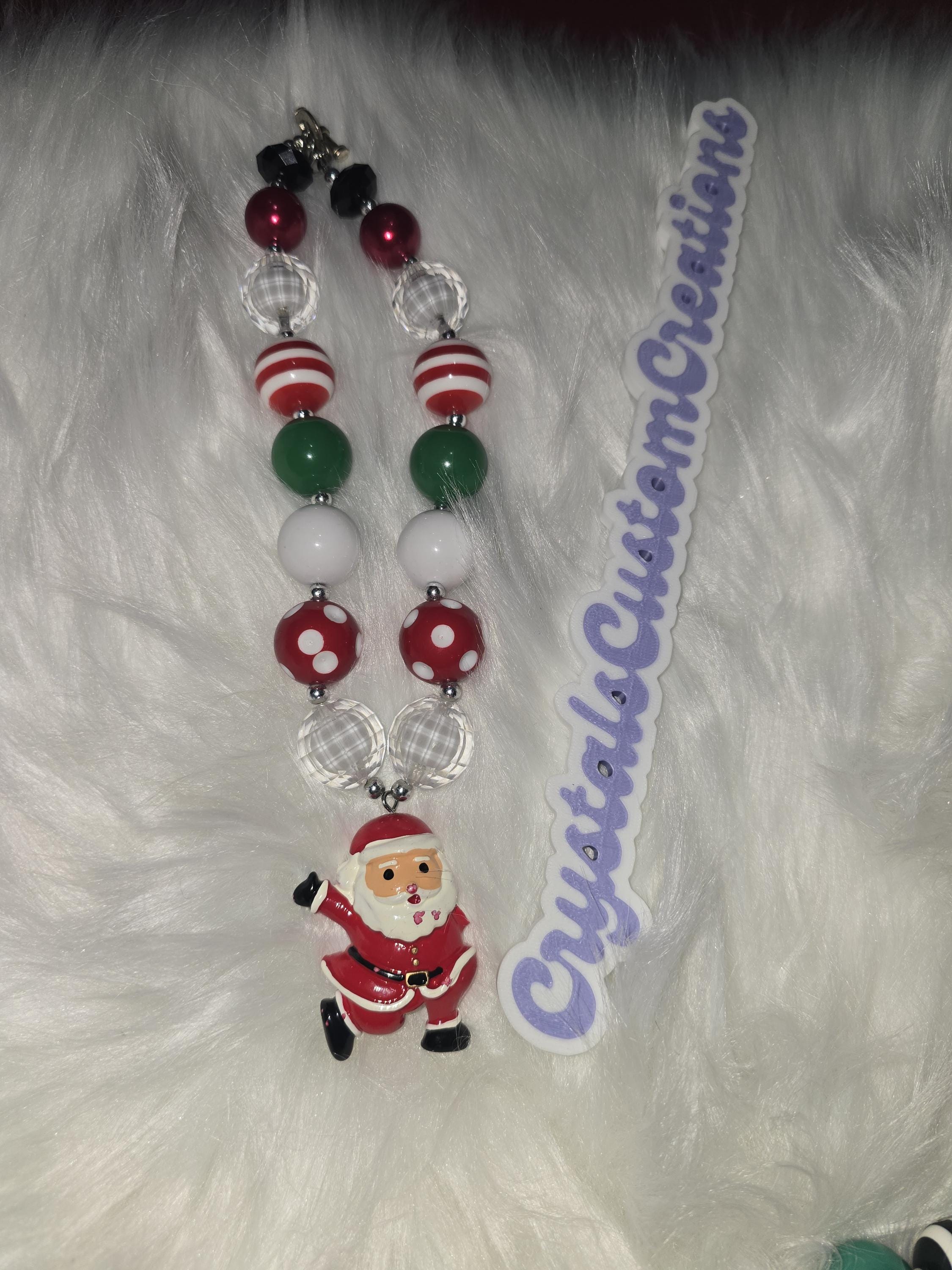 Kids Sparkly Rainbow Bubblegum Necklaces