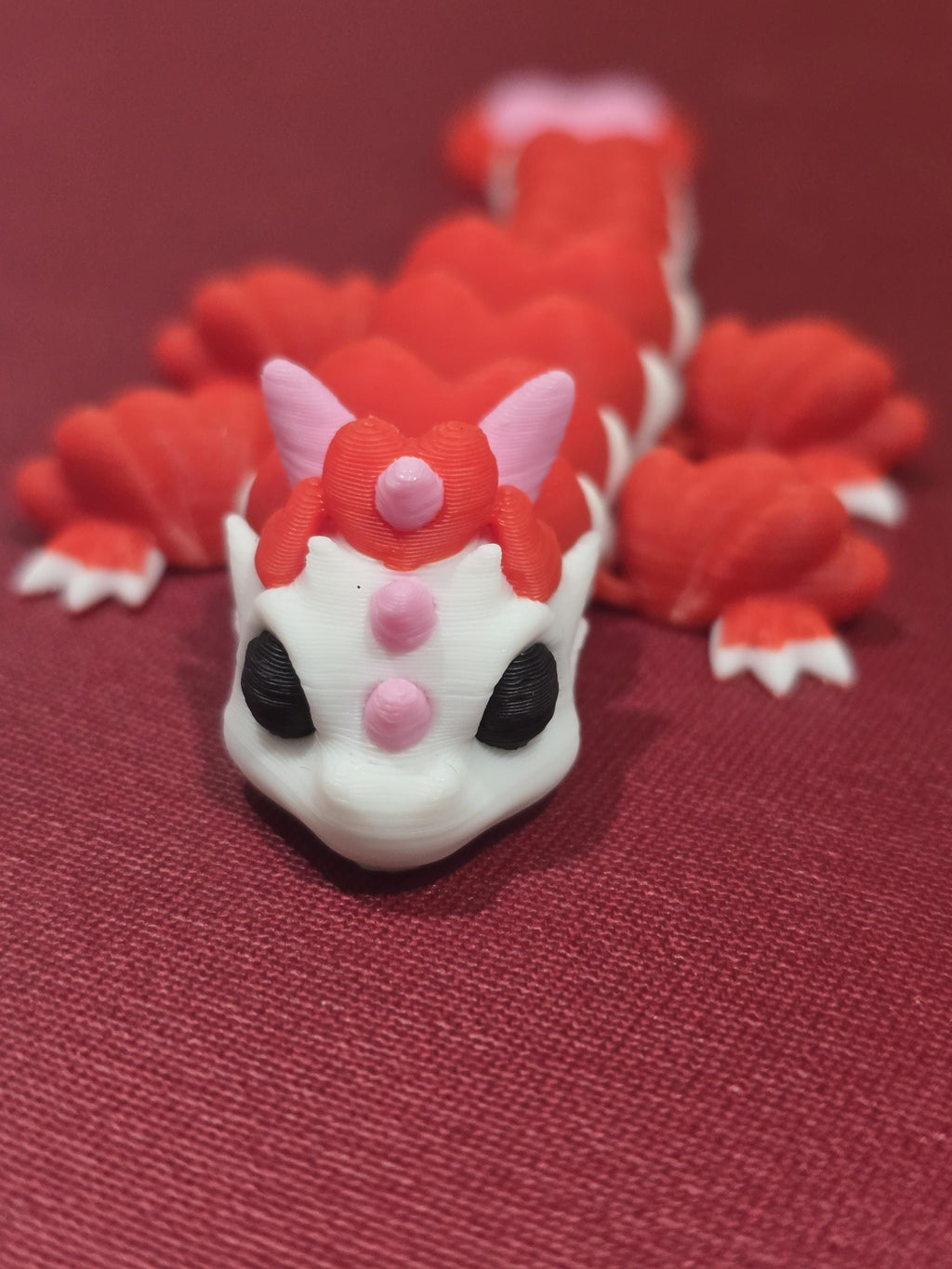 Heart Dragon: 3D Printed Articulated Fidget Toy