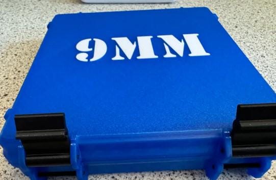 3D Printed Ammo Box - 50 and 100 Rounds