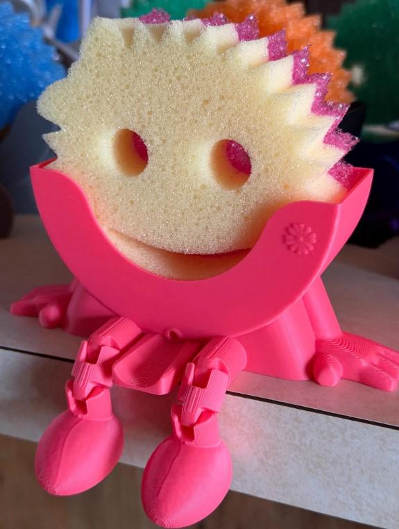 3D Printed Scrub Daddy Holder – Kitchen Sink Organizer Pad