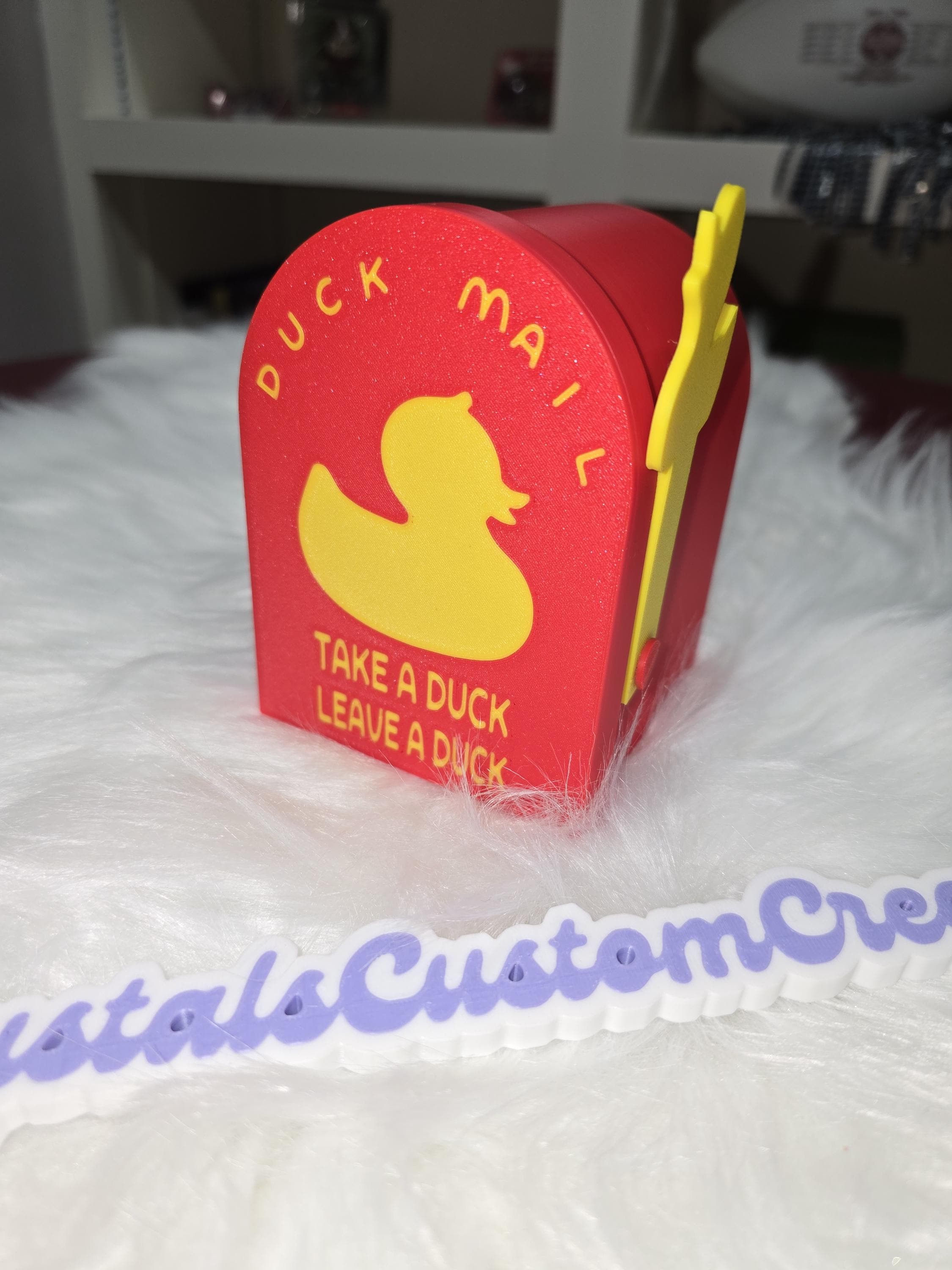 3D Printed - Cruise Duck Mailbox - Magnetic Cabin Door Exchange, Cruise Decor